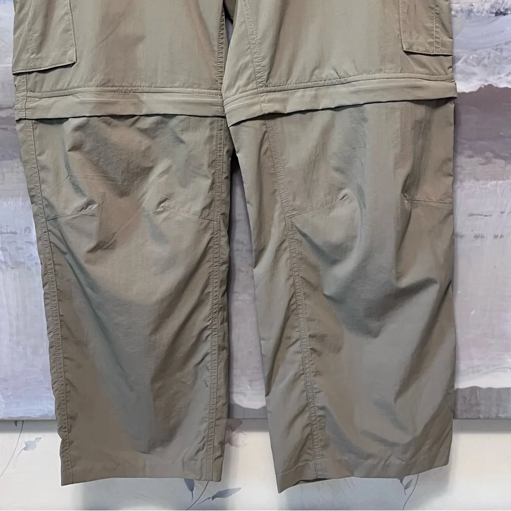 COLUMBIA‎ Pants Men's 38x27 Beige OMNI SHADE Sun Protection CONVERTIBLE Zip Off